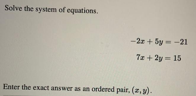 Solved Determine Whether The Given Ordered Pair Is A