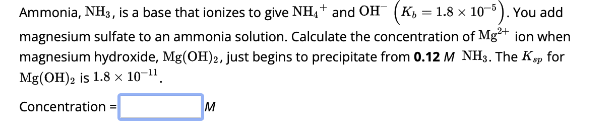 Solved What is the molar solubility of Al(OH)3 in a solution | Chegg.com