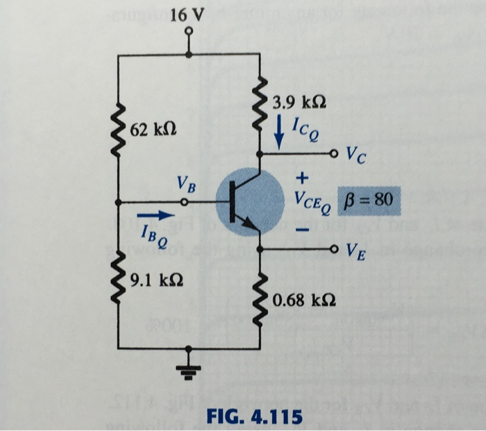 Solved CE СЕ /*20) a. Determine Ic and Vce for the network | Chegg.com