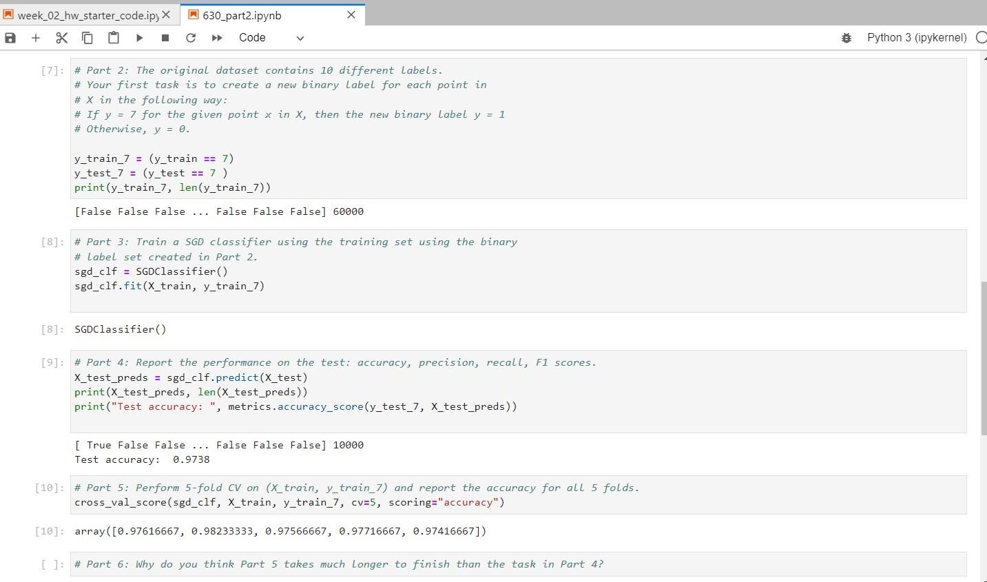 Hello, Is there anyone to helping me on these python | Chegg.com