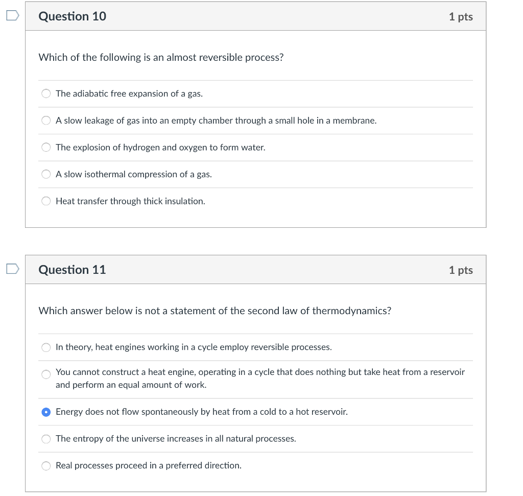 Solved Question 10 1 pts Which of the following is an almost | Chegg.com