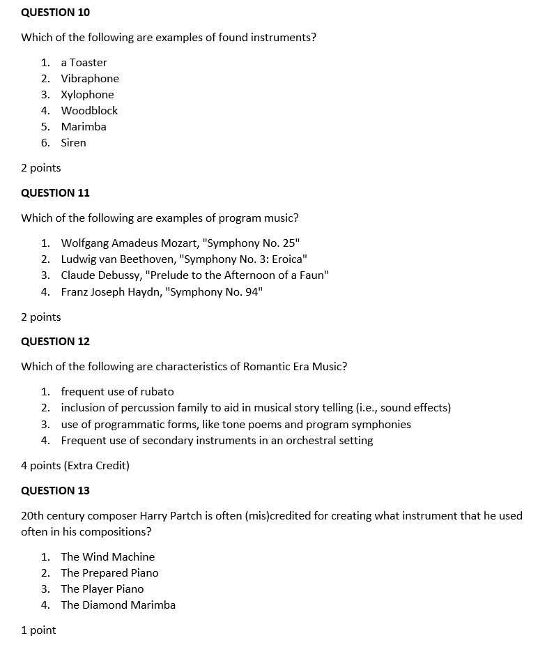 * For 2 point and 4 point questions you can choose | Chegg.com