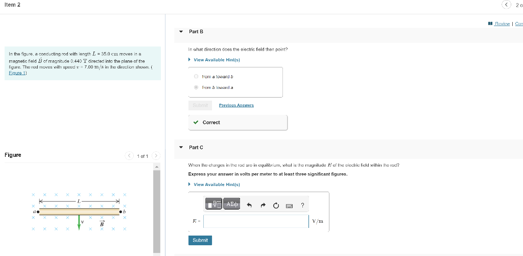 Solved In shat direction does the elsctric field then point? | Chegg.com