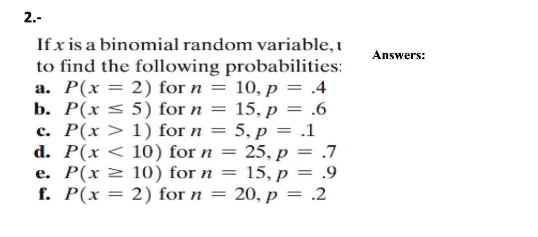 Solved If X Is A Binomial Random Variable, 1 To Find The | Chegg.com