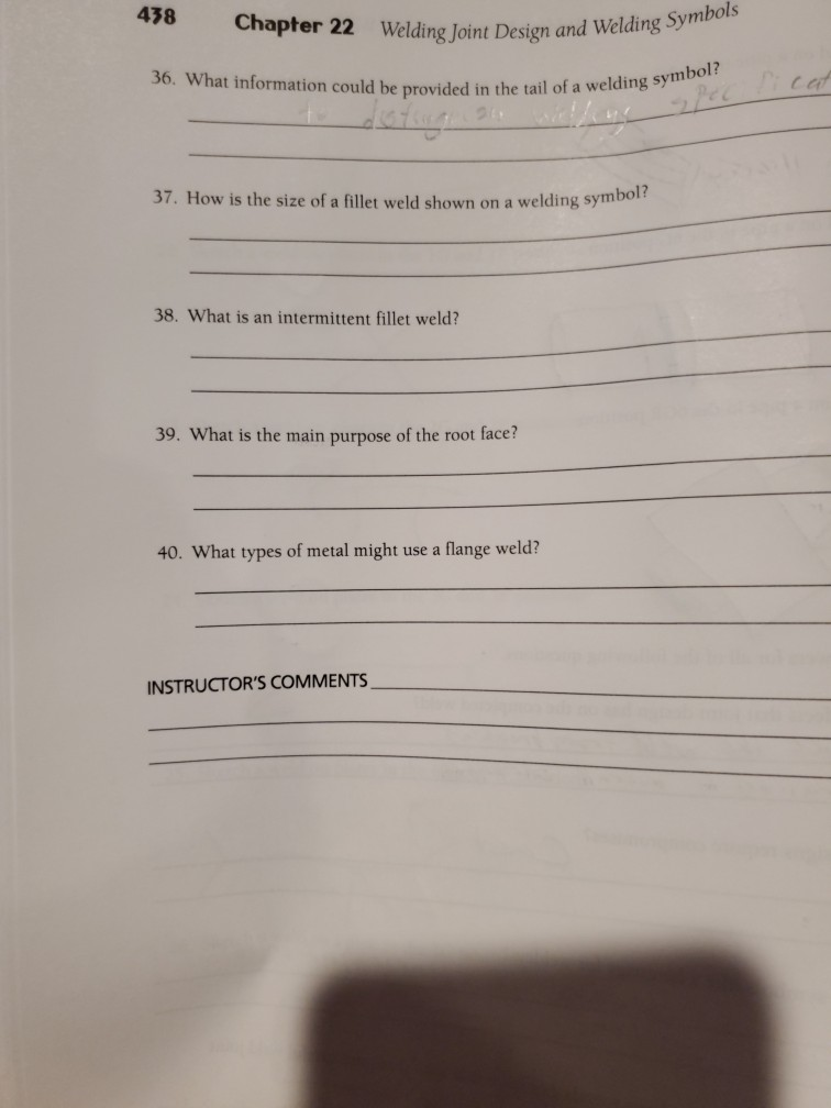 Solved Chapter 22 Welding Joint Design and Welding Symbols