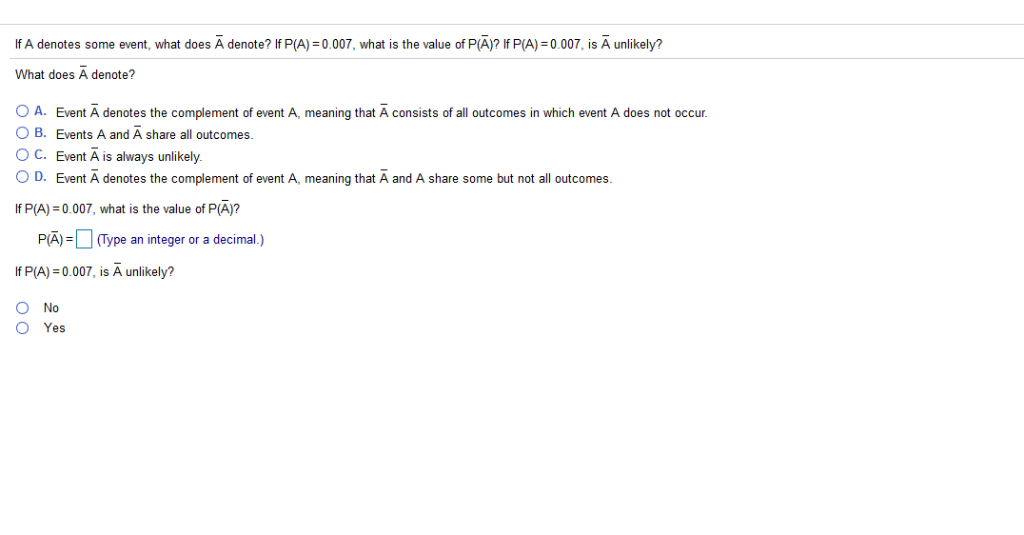 solved-if-a-denotes-some-event-what-does-a-denote-if-chegg