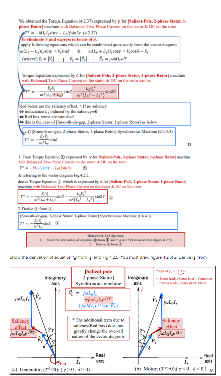 Solved 1. Show The Derivation Of Equation ② From ① And | Chegg.com