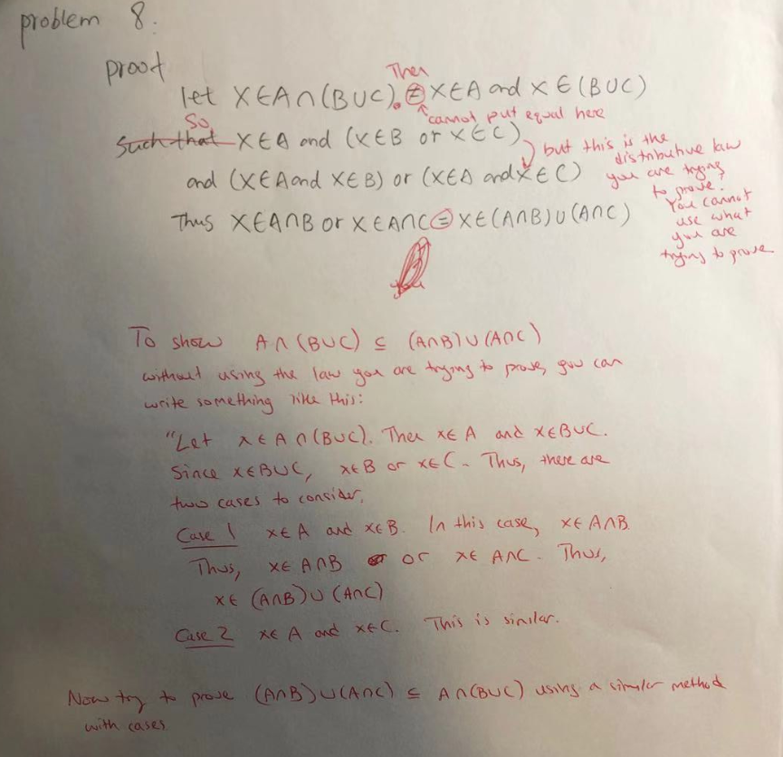 Solved 8. The Following Theorem Is One Of The Distributive | Chegg.com