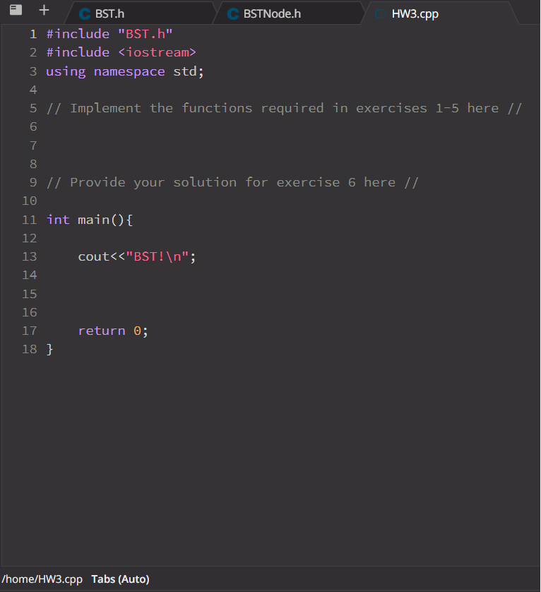 Solved Data Structures in C++ please use template | Chegg.com