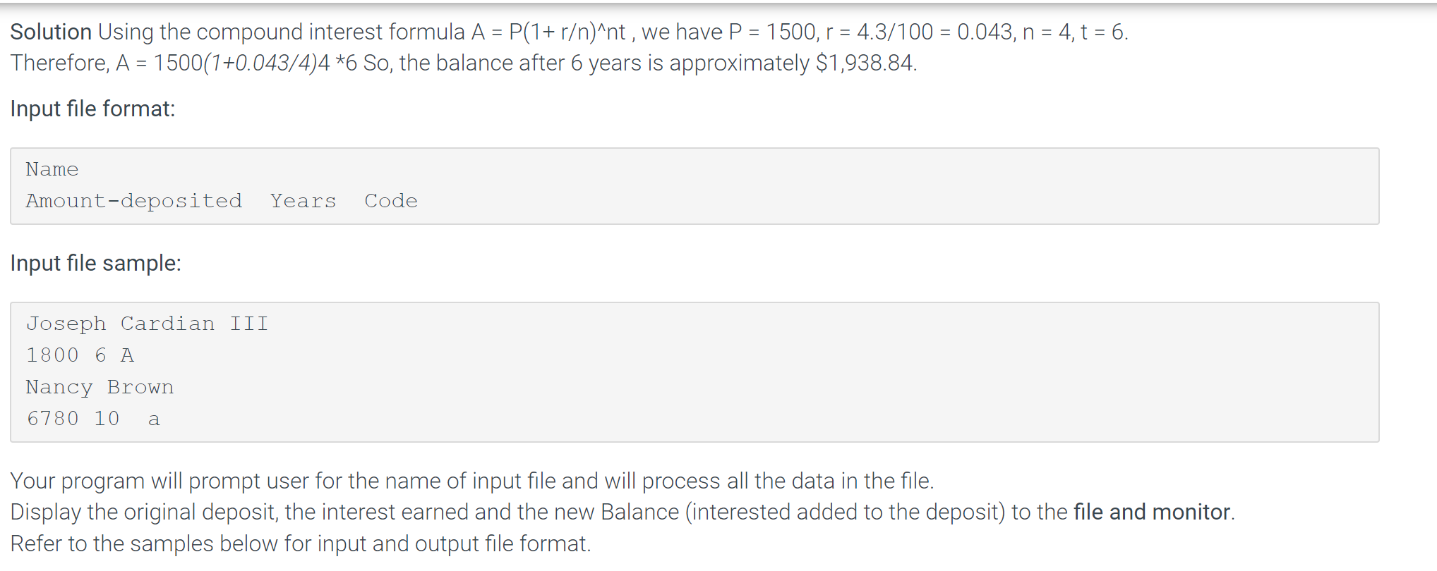 Solved Hi, I am getting an error for one of the tests for a | Chegg.com