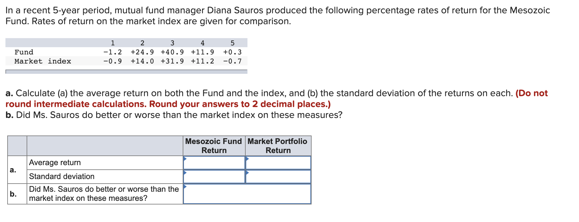 solved-in-a-recent-5-year-period-mutual-fund-manager-diana-chegg