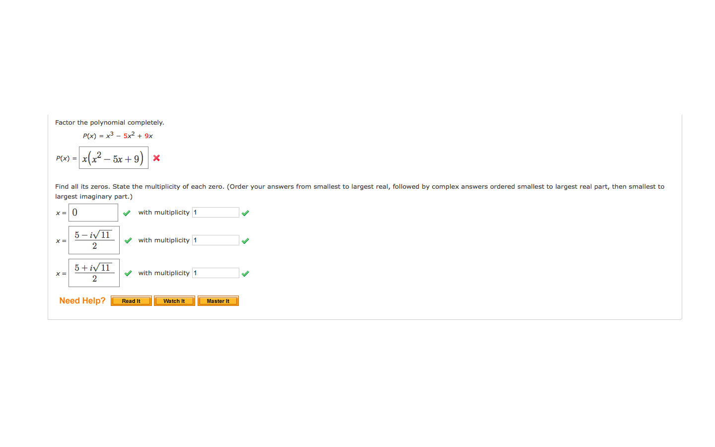 solved-factor-the-polynomial-completely-p-x-x5-6x3-chegg