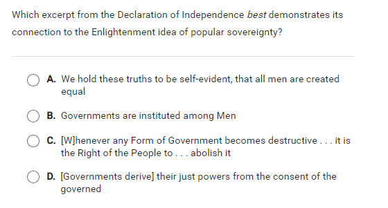 declaration of independence excerpt translation