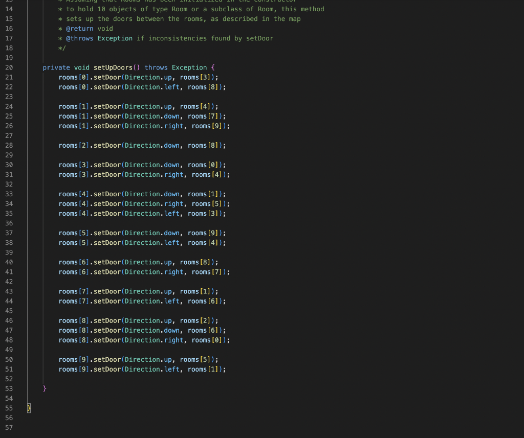Solved Complete a text-based adventure game in java. I will | Chegg.com