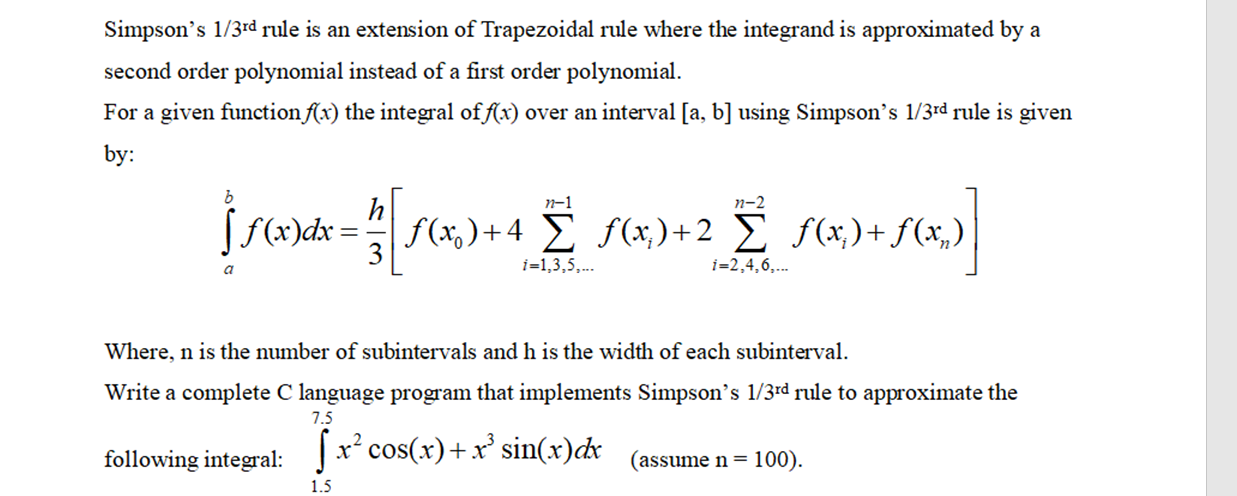Solved help me write this program in C, also the code needs | Chegg.com
