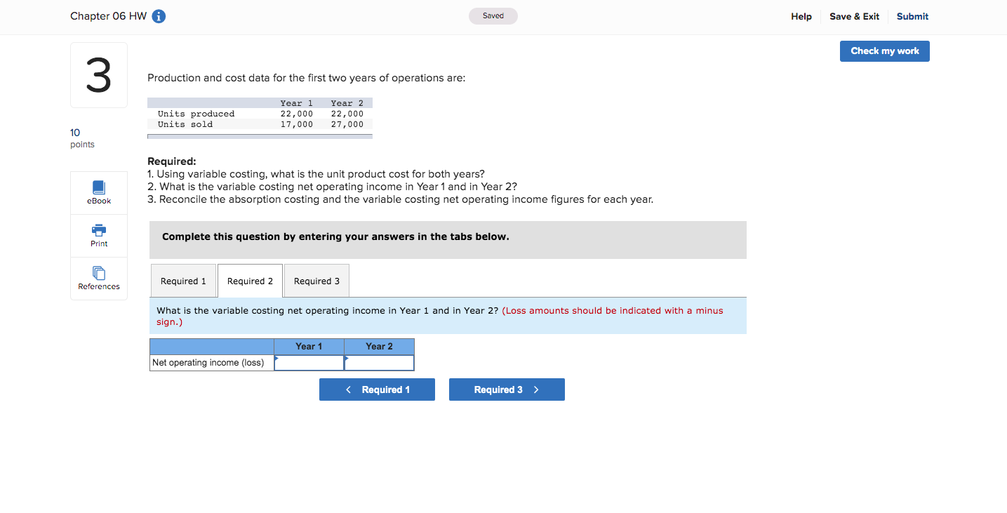 Solved Chapter 06 HW A Saved Help Save & Exit Submit Check | Chegg.com