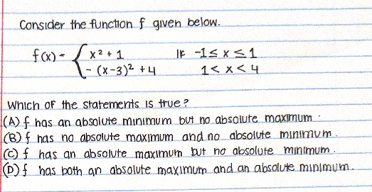 Solved Consider the function f given below. fx) - X2 + 1 - | Chegg.com