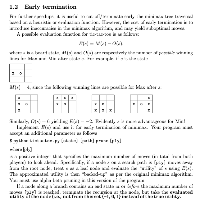 Solved Tic Tac Toe Using Minimax Algorithm And | Chegg.com