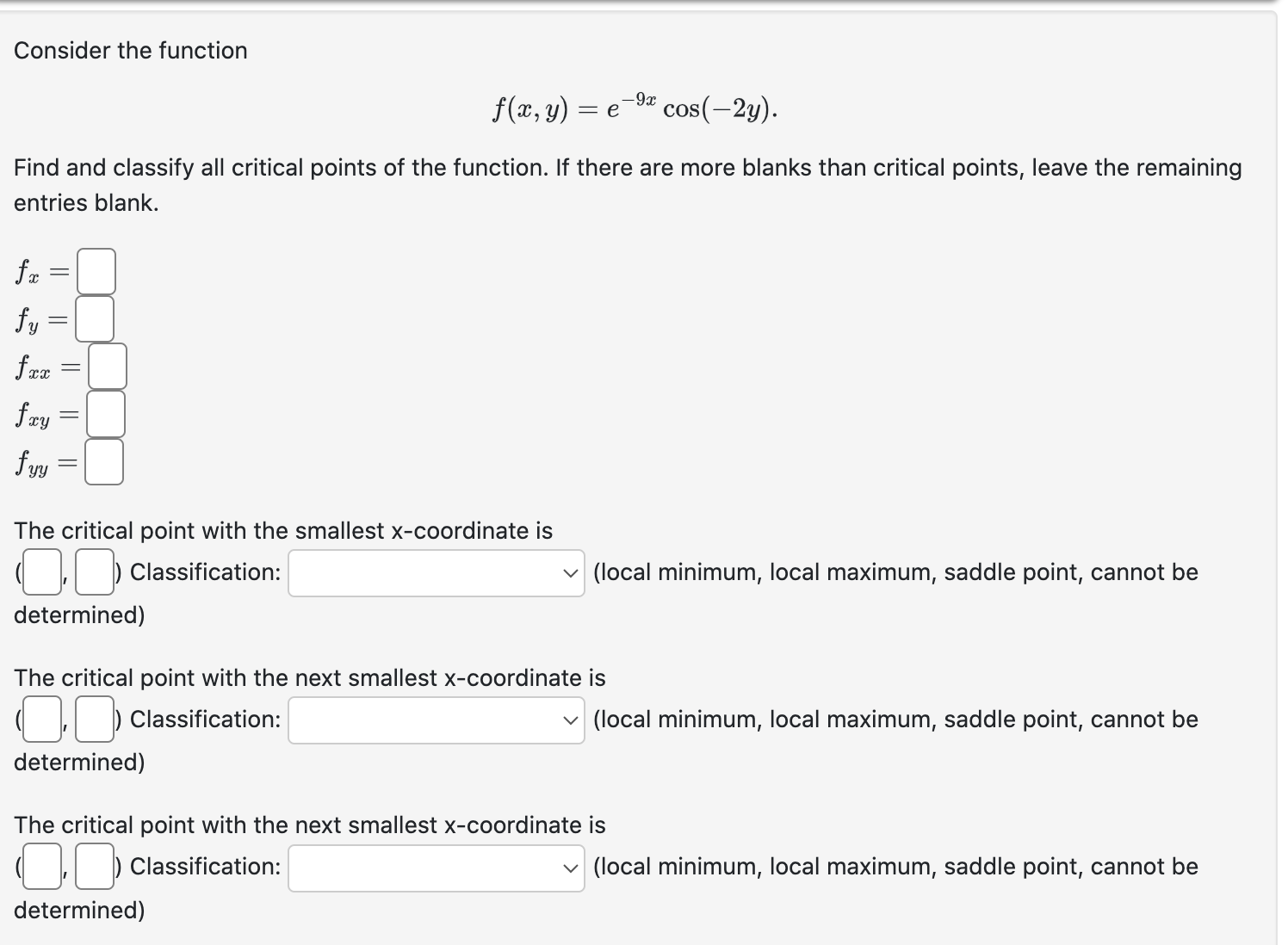solved-consider-the-function-f-x-y-e-9xcos-2y-find-and-chegg