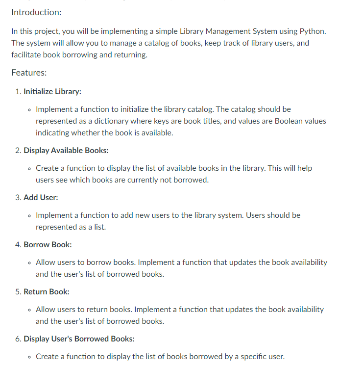 Solved Introduction:In this project, you will be | Chegg.com