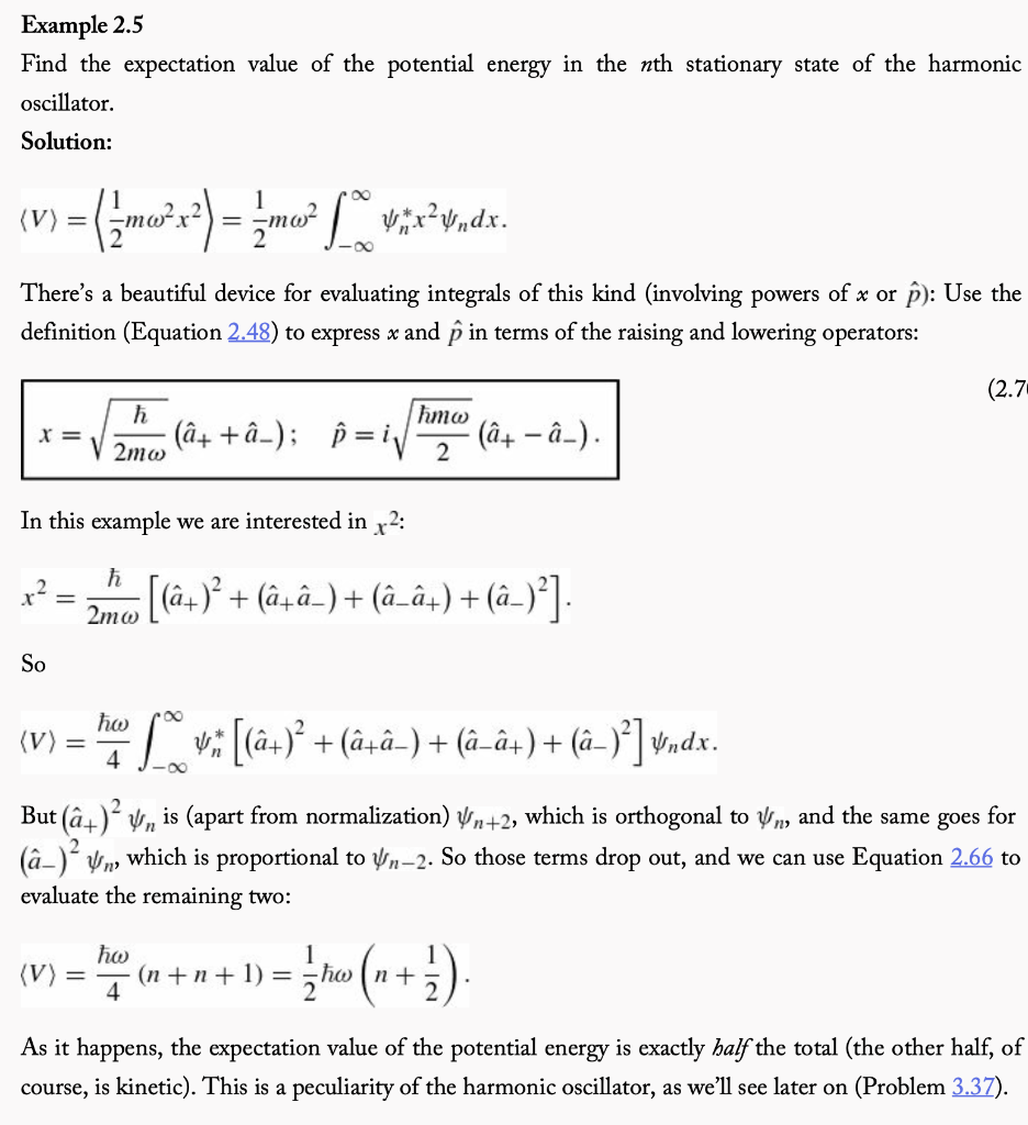 Solved A Use The Ladder Operator Approach As Demonstra Chegg Com