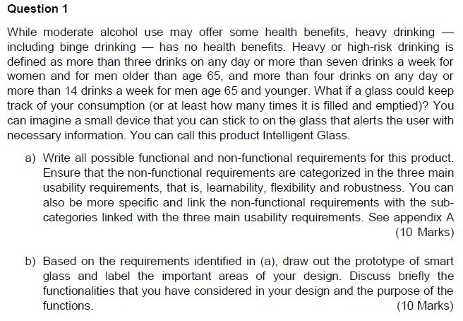 Question 1 While Moderate Alcohol Use May Offer So Chegg Com