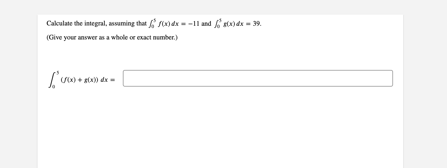 Solved Calculate The Integral Assuming That ∫05f X Dx −11