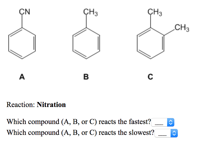 Solved In Both Series Below The Three Aromatic Compounds | Chegg.com