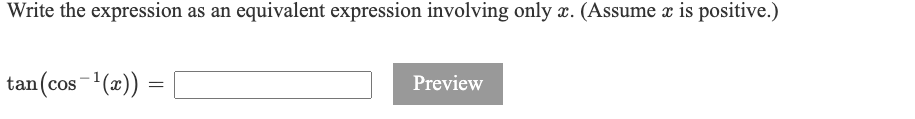 Solved Write the expression as an equivalent expression | Chegg.com
