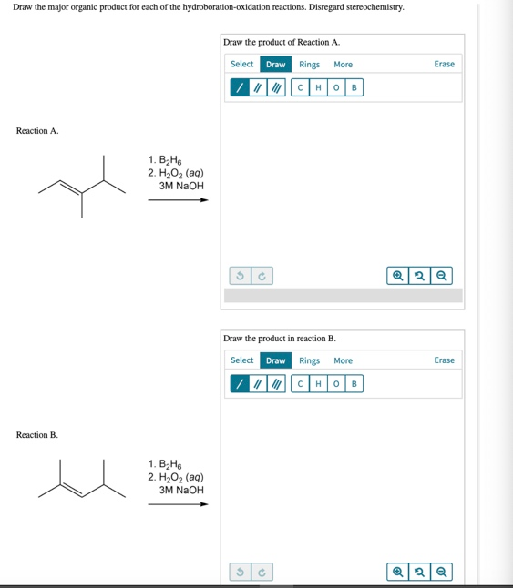 Solved Draw The Major Organic Product For Each Of The | Chegg.com