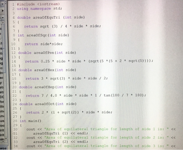 Solved For this prompt, I have written my C++ program but I | Chegg.com