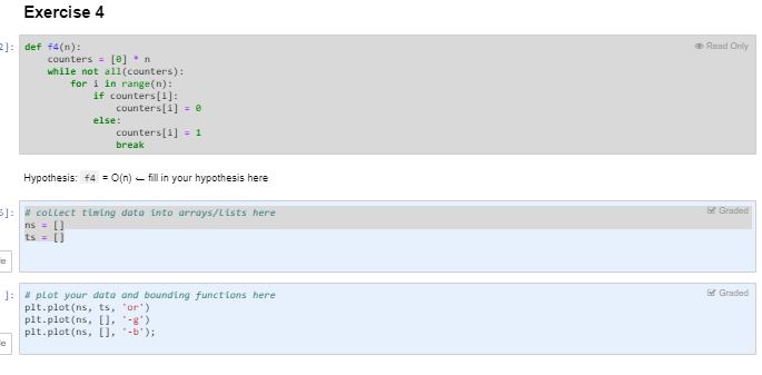 Solved Collecting timings with timeit The timeit module | Chegg.com