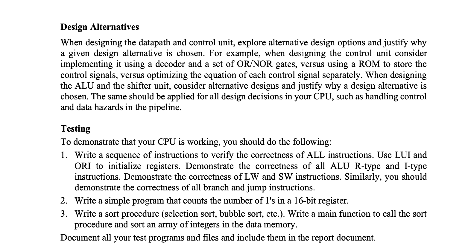 Instruction Encoding The R-type, I-type, SB-type, and | Chegg.com