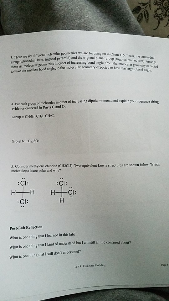 Solved Name Lab 5 Homework Questions answer each of the | Chegg.com