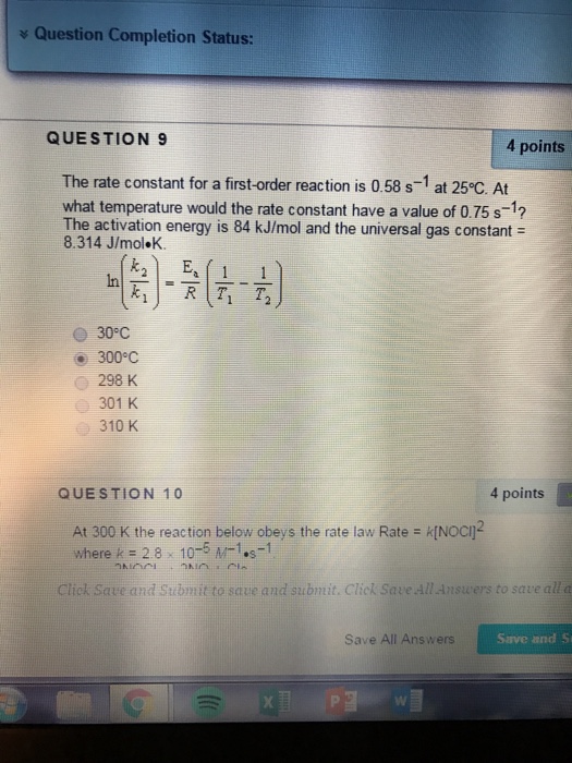 Solved The rate constant for a firstorder reaction is 0.58