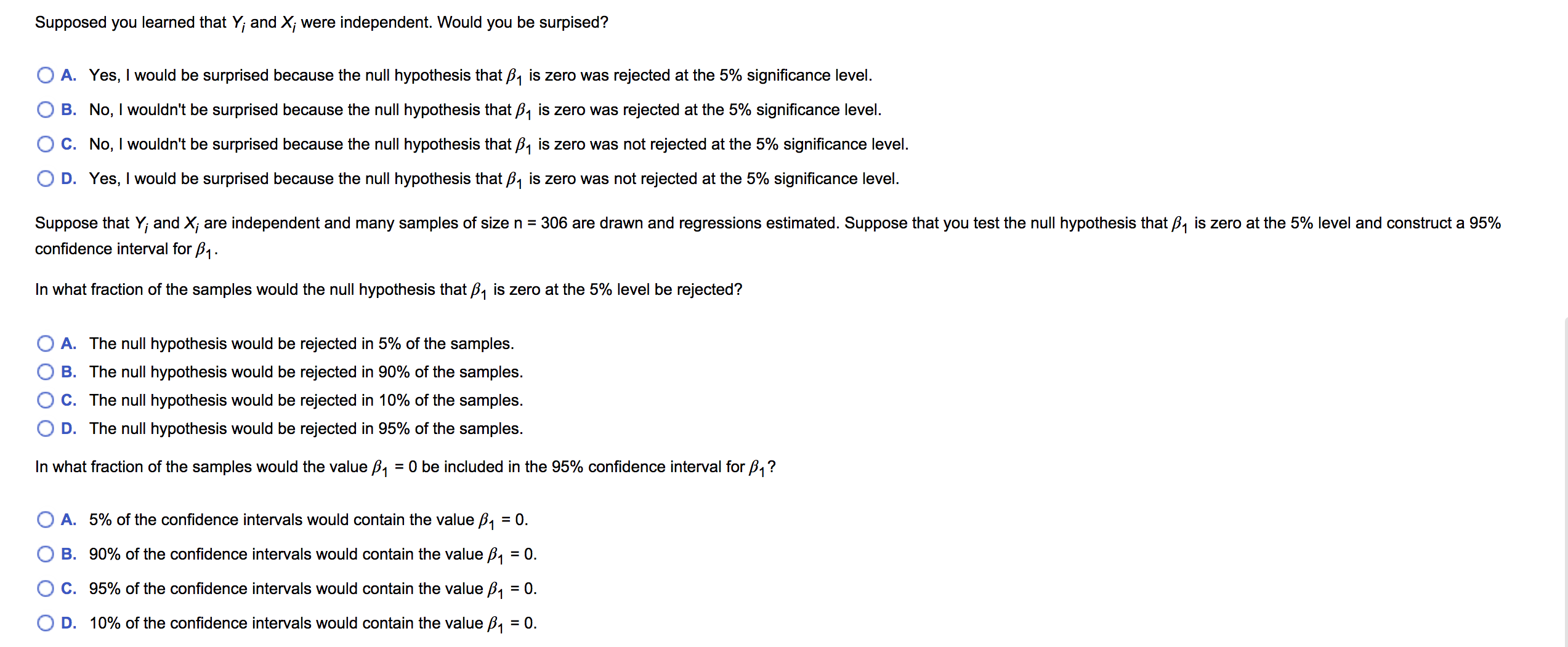 Solved 9 Suppose That Y X Satisfy The Assumptions Sp Chegg Com