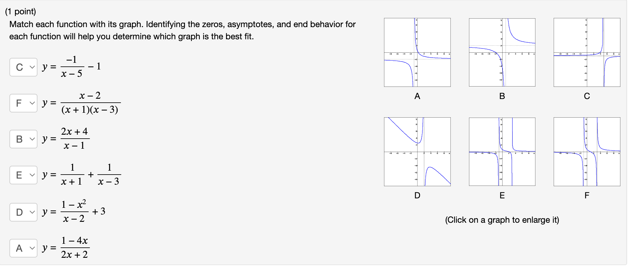 solved-1-point-match-each-function-with-its-graph-chegg