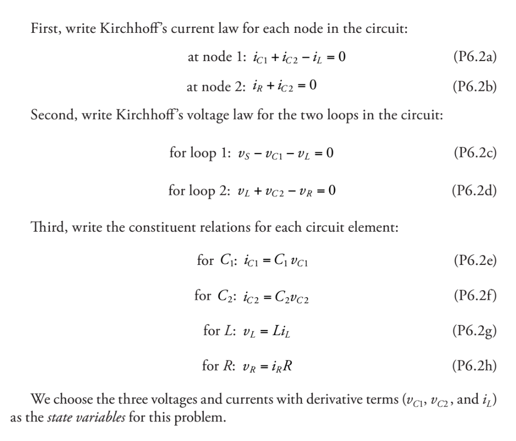Project 6.2 Figure P6.2a shows a third-order RLC | Chegg.com