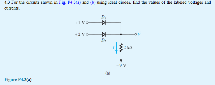 Solved 4.3 For The Circuits Shown In Fig. P4.3(a) And (b) | Chegg.com