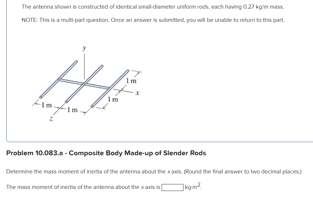 Solved The Antenna Shown Is Constructed Of Identical | Chegg.com