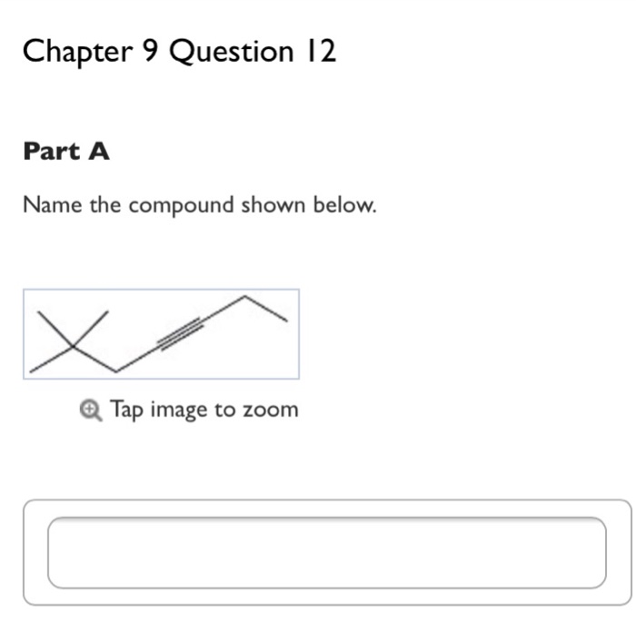 Solved Name the compound shown below. _____________ | Chegg.com