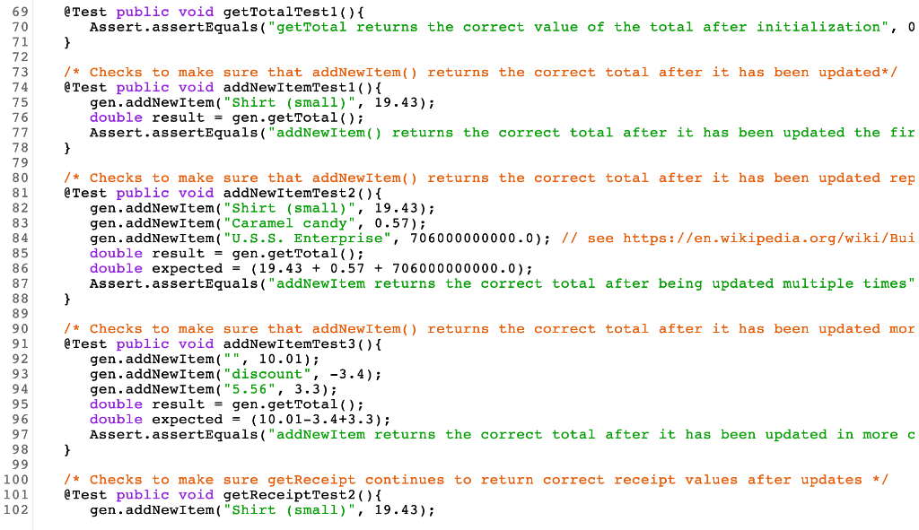 Solved JUnit Test Fail in jGRASP. Please help! I have to | Chegg.com