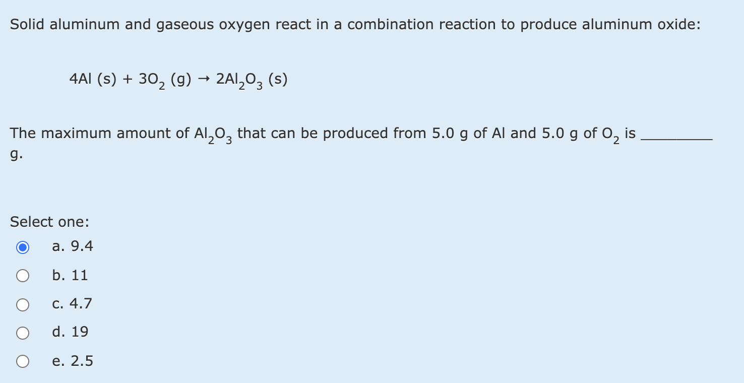 solved-solid-aluminum-and-gaseous-oxygen-react-in-a-chegg