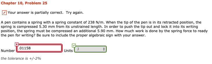 Solved Chapter 10, Problem 25 Your answer is partially | Chegg.com