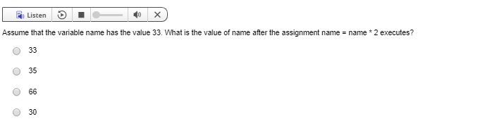 Solved What is used to begin an end-of-line comment? O | Chegg.com