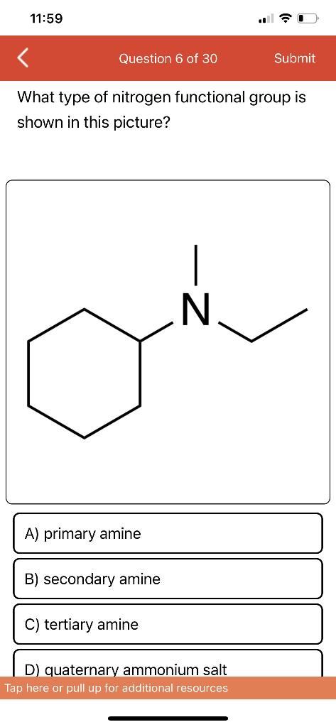 Solved what type of nitrogen functional group is shown in chegg