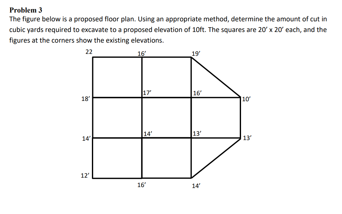 Solved The figure below is a proposed floor plan. Using an | Chegg.com