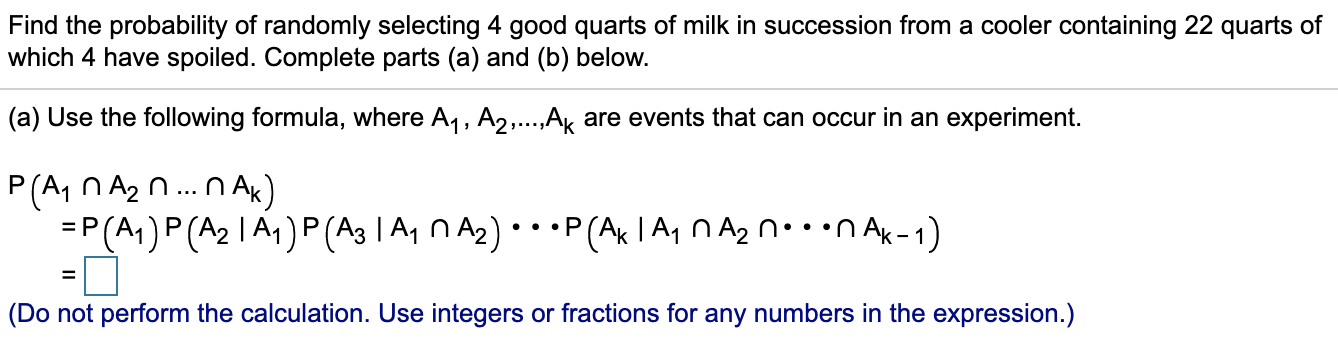 Solved Find The Probability Of Randomly Selecting 4 Good | Chegg.com