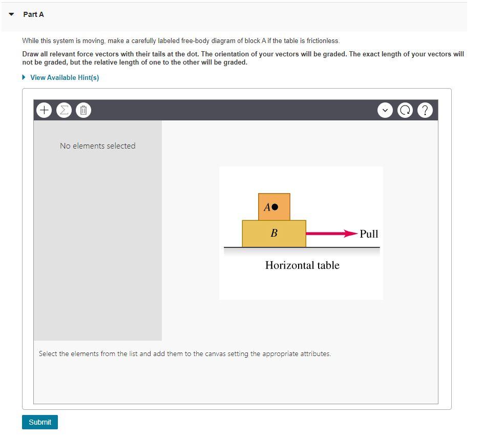 Solved A Person Pulls Horizontally On Block B In The Figure | Chegg.com