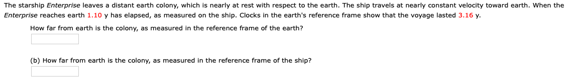 Solved Spaceships A and B move in opposite directions at the | Chegg.com 